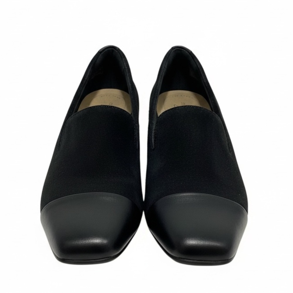 Clarks Tilmont Step Women’s Size 9 US shoes Suede Black Slip on Casual 61353432